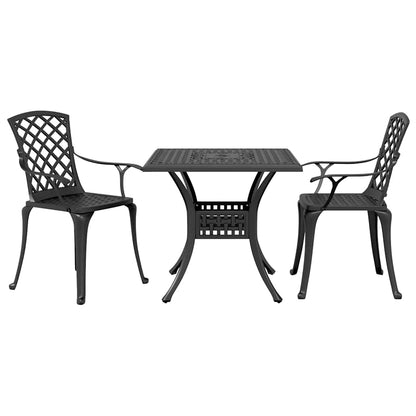 3 Piece Bistro Set Cast Aluminium 2
