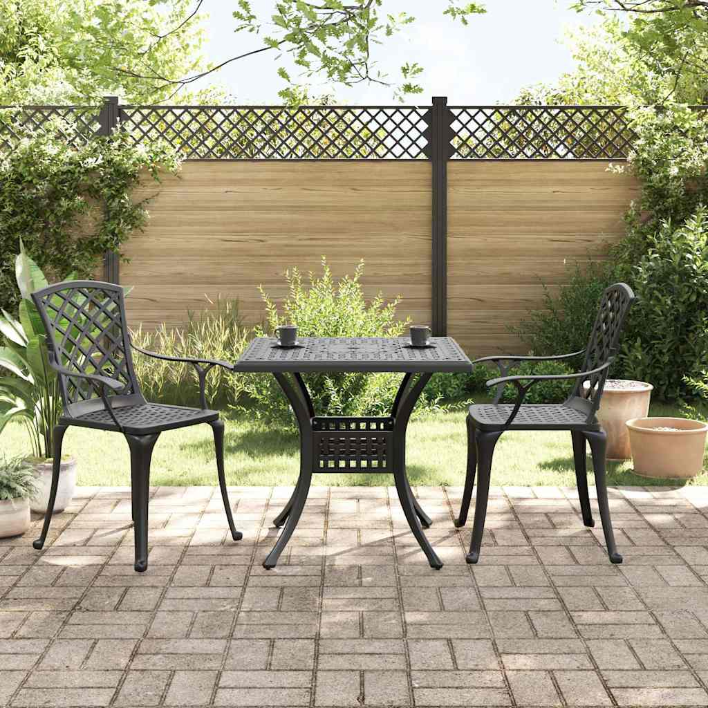 3 Piece Bistro Set Cast Aluminium 2