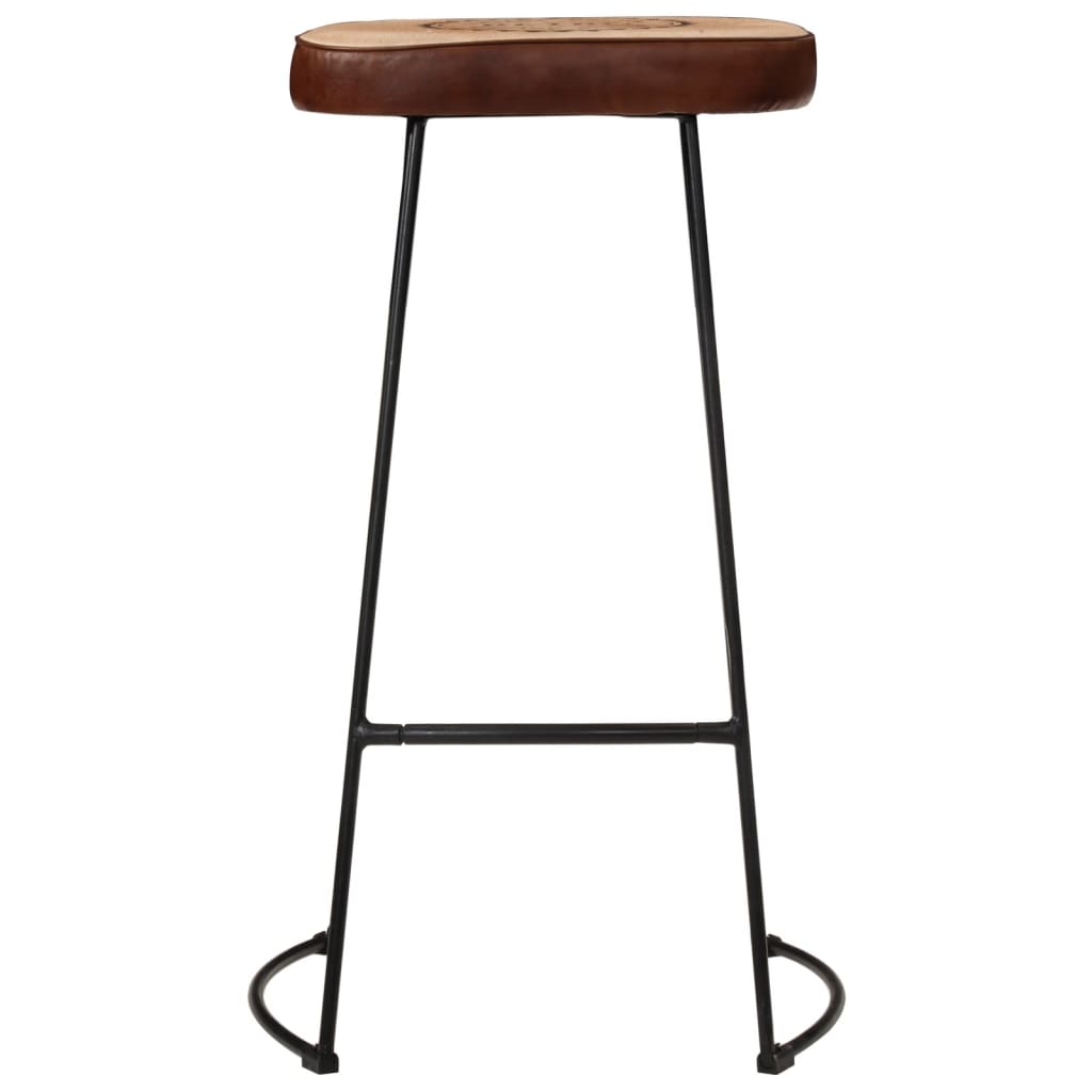 vidaXL 3 Piece Bar Set Solid Rough Wood Mango and Metal 4