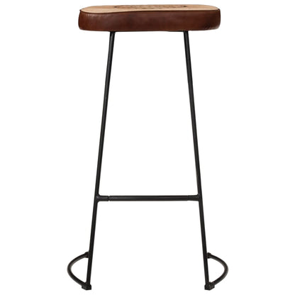 vidaXL 3 Piece Bar Set Solid Rough Wood Mango and Metal 4