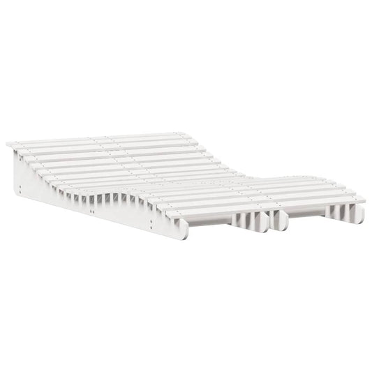 Sun Lounger 205x80x31,5 cm Solid Wood Pine 205 x 60 x 31.5 cm 2