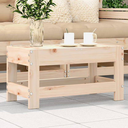 100x50x75 cm Solid Wood Pine Untreated Pinewood Low footstool