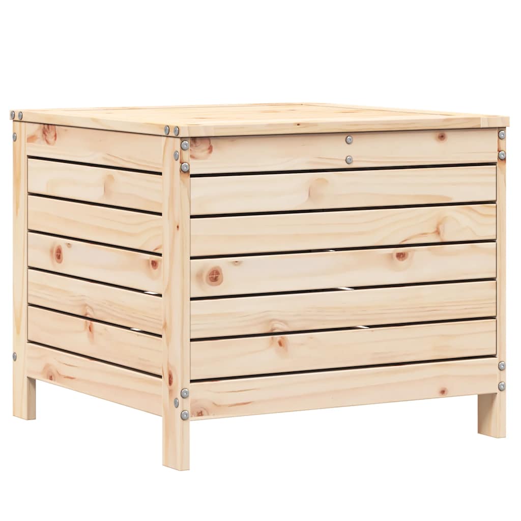 100x50x75 cm Solid Wood Pine Untreated Pinewood Tall footstool
