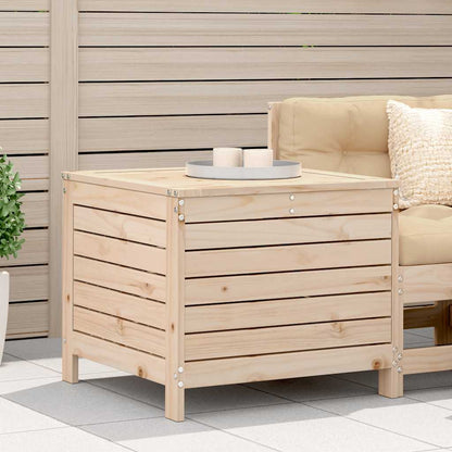 100x50x75 cm Solid Wood Pine Untreated Pinewood Tall footstool
