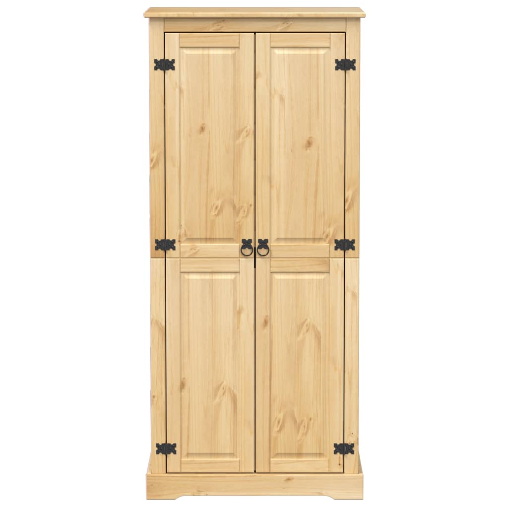 Wardrobes 76 x 50 x 170 cm Solid Pine Wood Honey wax