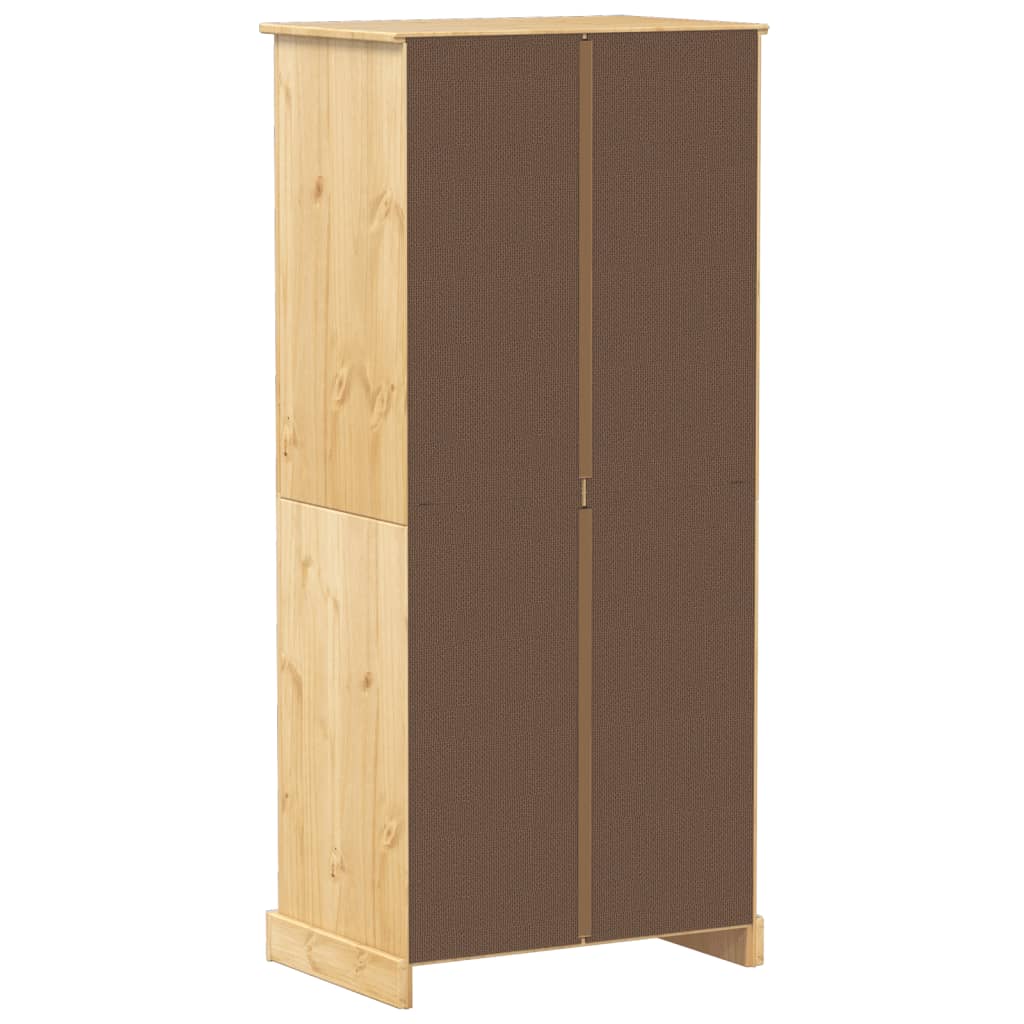 Wardrobes 76 x 50 x 170 cm Solid Pine Wood Honey wax