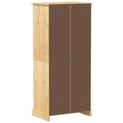 Wardrobes 76 x 50 x 170 cm Solid Pine Wood Honey wax