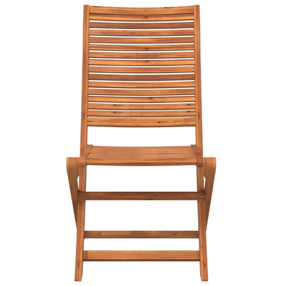 vidaXL Folding Chairs 4 pcs Solid Wood Acacia 4
