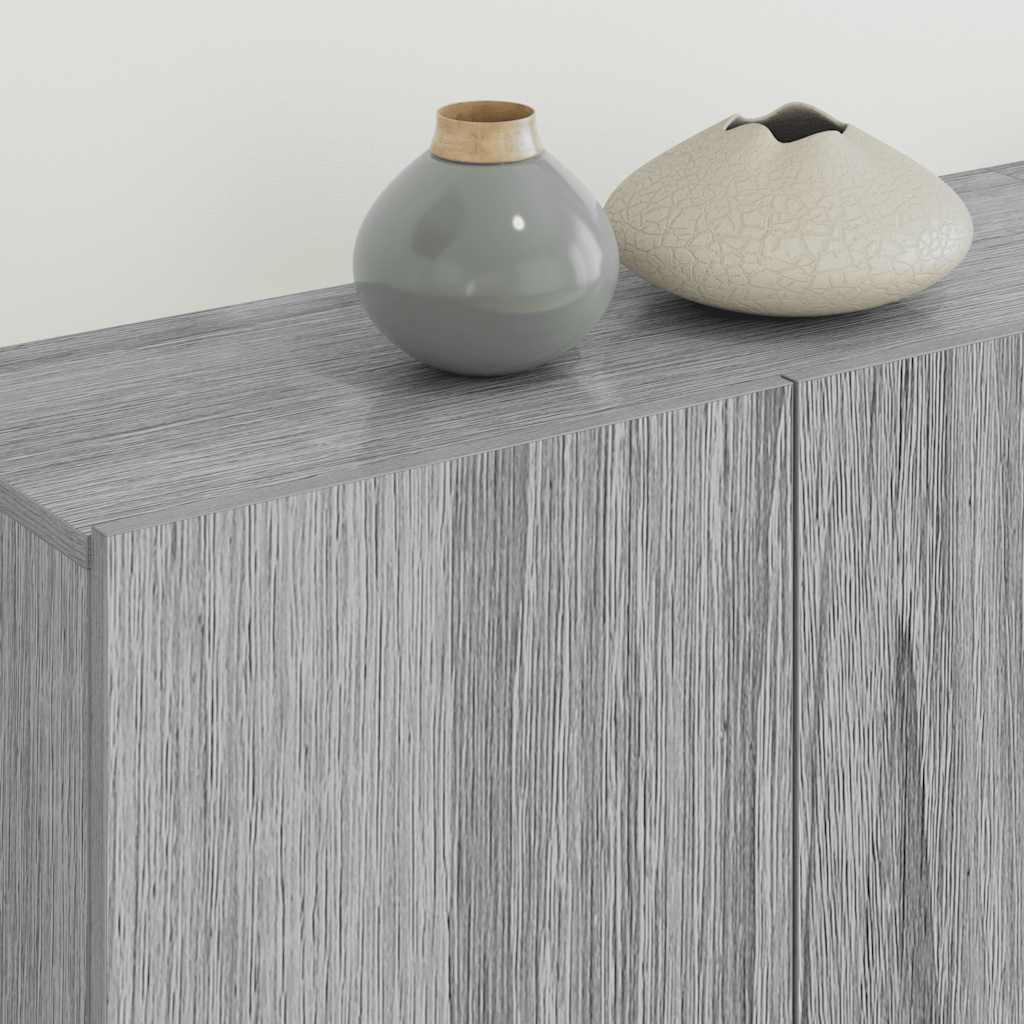 vidaXL 5 Piece TV Wall Units Grey Sonoma Engineered Wood 3
