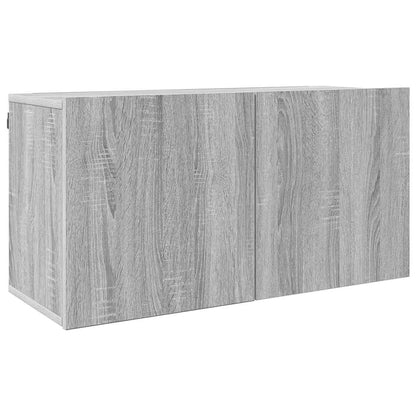 vidaXL 5 Piece TV Wall Units Grey Sonoma Engineered Wood 5