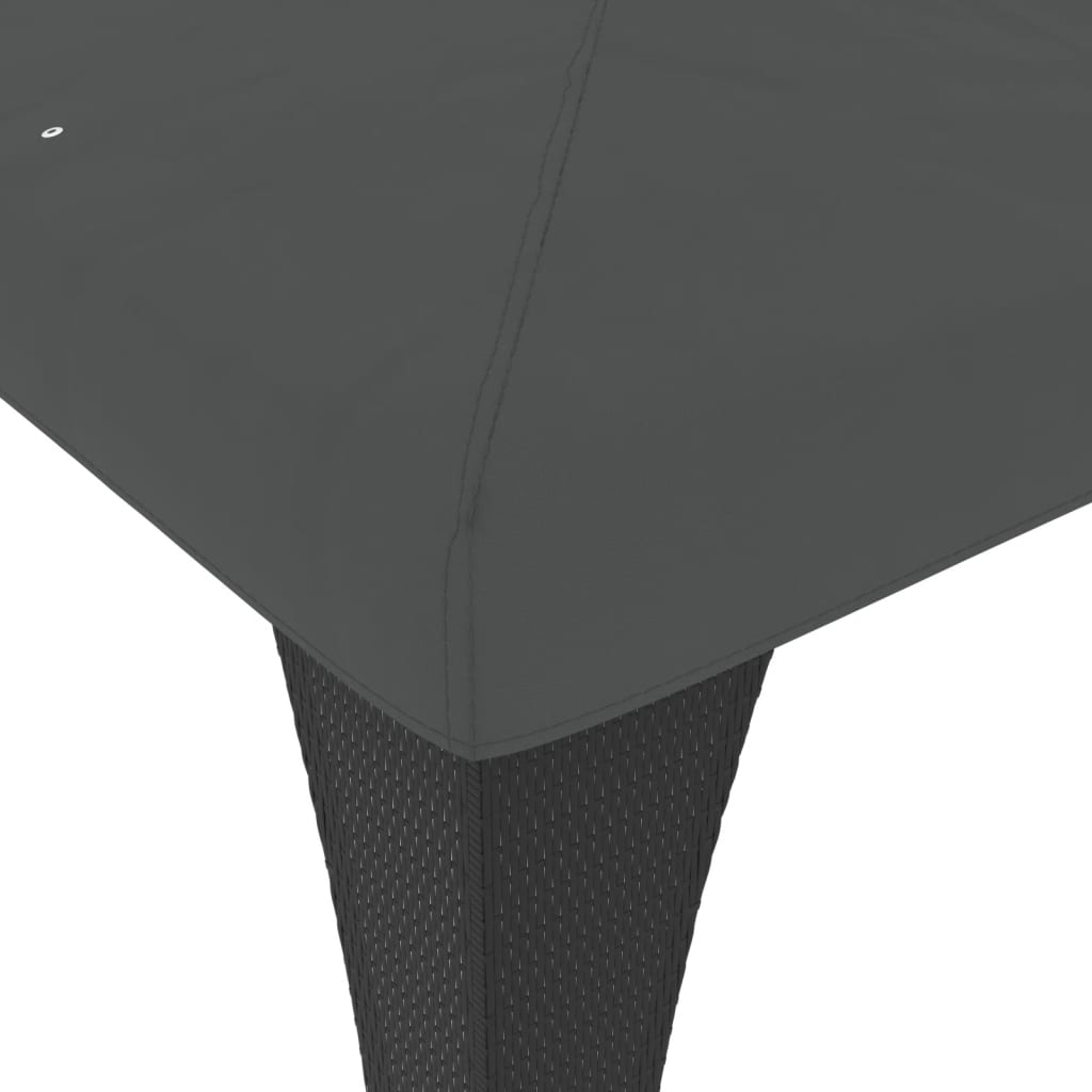 vidaXL Gazebo with Double Roof Anthracite 2.98x2.98 m Steel 6