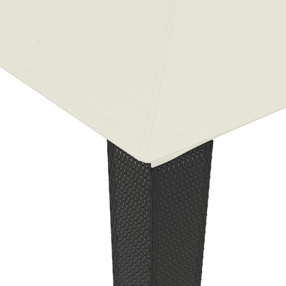 vidaXL Gazebo with Double Roof Cream 2.94x2.94 m Steel 6