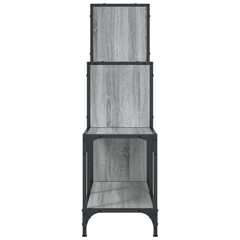 Bookcase Engineered Wood and Metal 92 cm 102 cm
