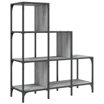 Bookcase Engineered Wood and Metal 92 cm 102 cm