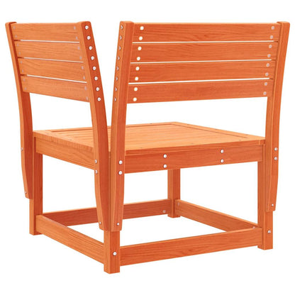 vidaXL 4 Piece Garden Lounge Set Wax Brown Solid Wood Pine 4