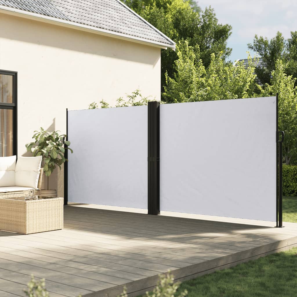 Retractable Side Awning 180x600 cm White