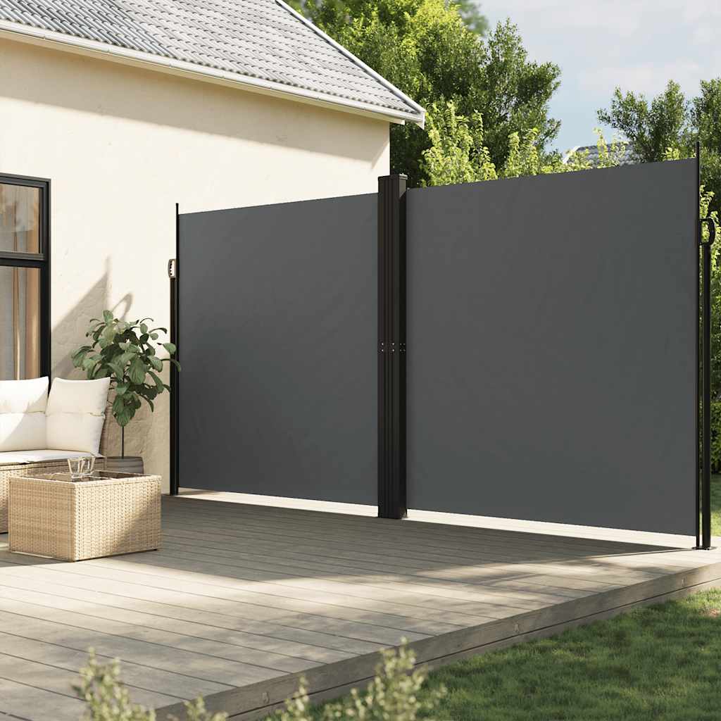 Retractable Side Awning 200x600 cm Anthracite