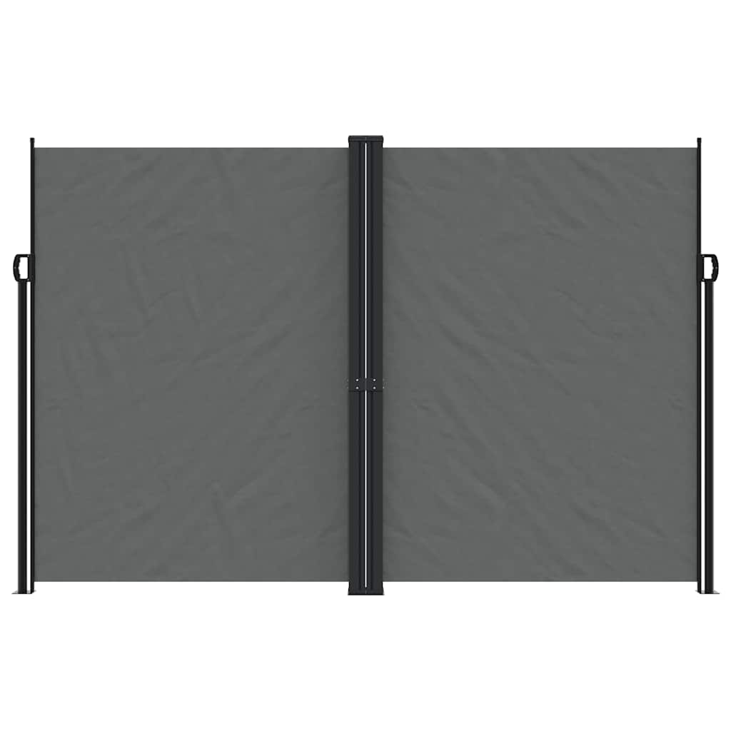 vidaXL Retractable Side Awning Anthracite 220x1200 cm 3