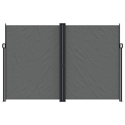vidaXL Retractable Side Awning Anthracite 220x1200 cm 3