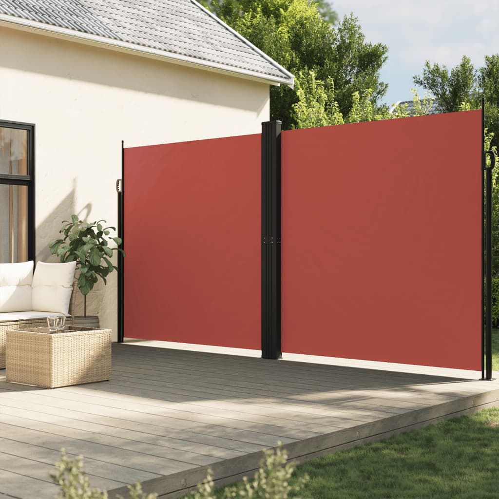 Retractable Side Awning 220x1200 cm Terracotta