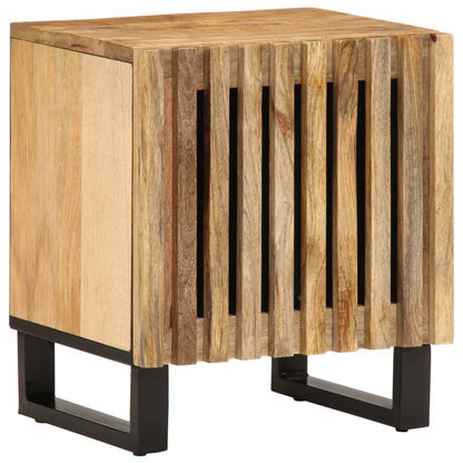 Bedside Cabinet 40x34x46 cm Solid Wood Mango Rough mango wood