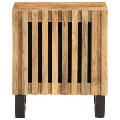 Bedside Cabinet 40x34x46 cm Solid Wood Mango Rough mango wood