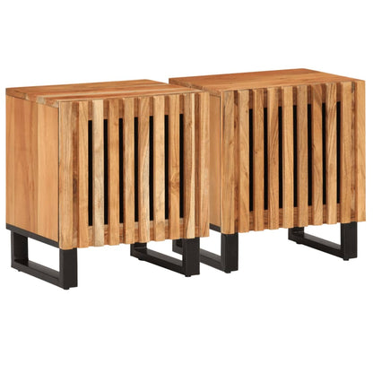 Bedside Cabinet 40x34x46 cm Solid Wood Mango Solid acacia wood