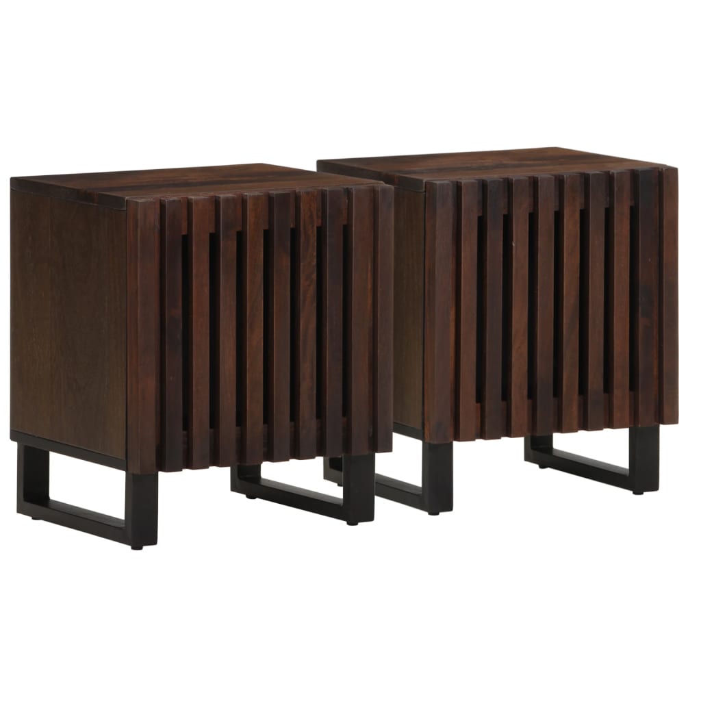 Bedside Cabinet 40x34x46 cm Solid Wood Mango Solid mango wood
