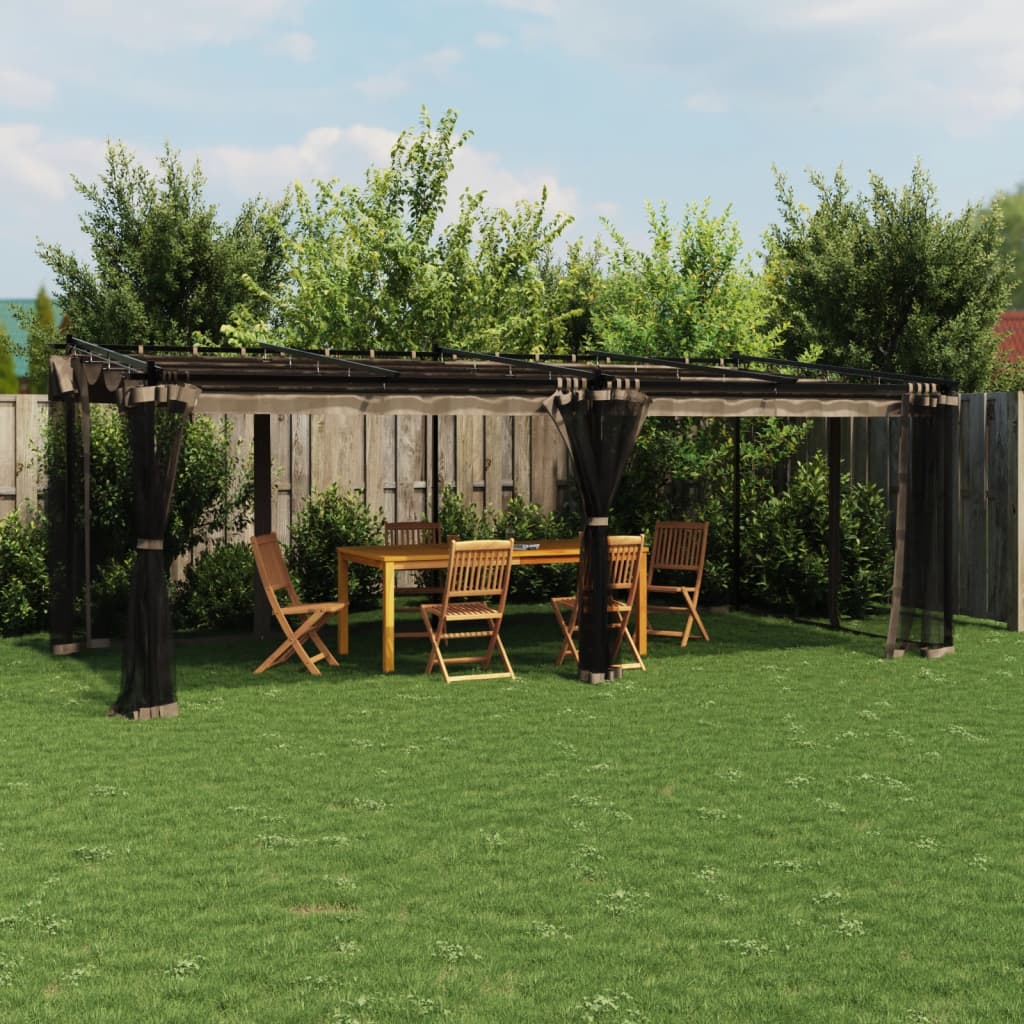 vidaXL Gazebo Walls Steel