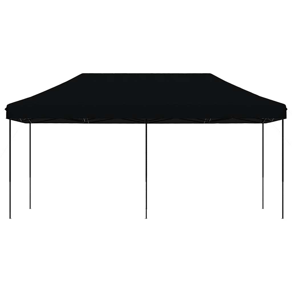 Foldable Party Tent Pop-Up 580x292x315 cm No without Sidewall Black