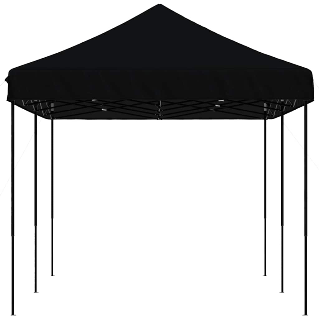 Foldable Party Tent Pop-Up 580x292x315 cm No without Sidewall Black