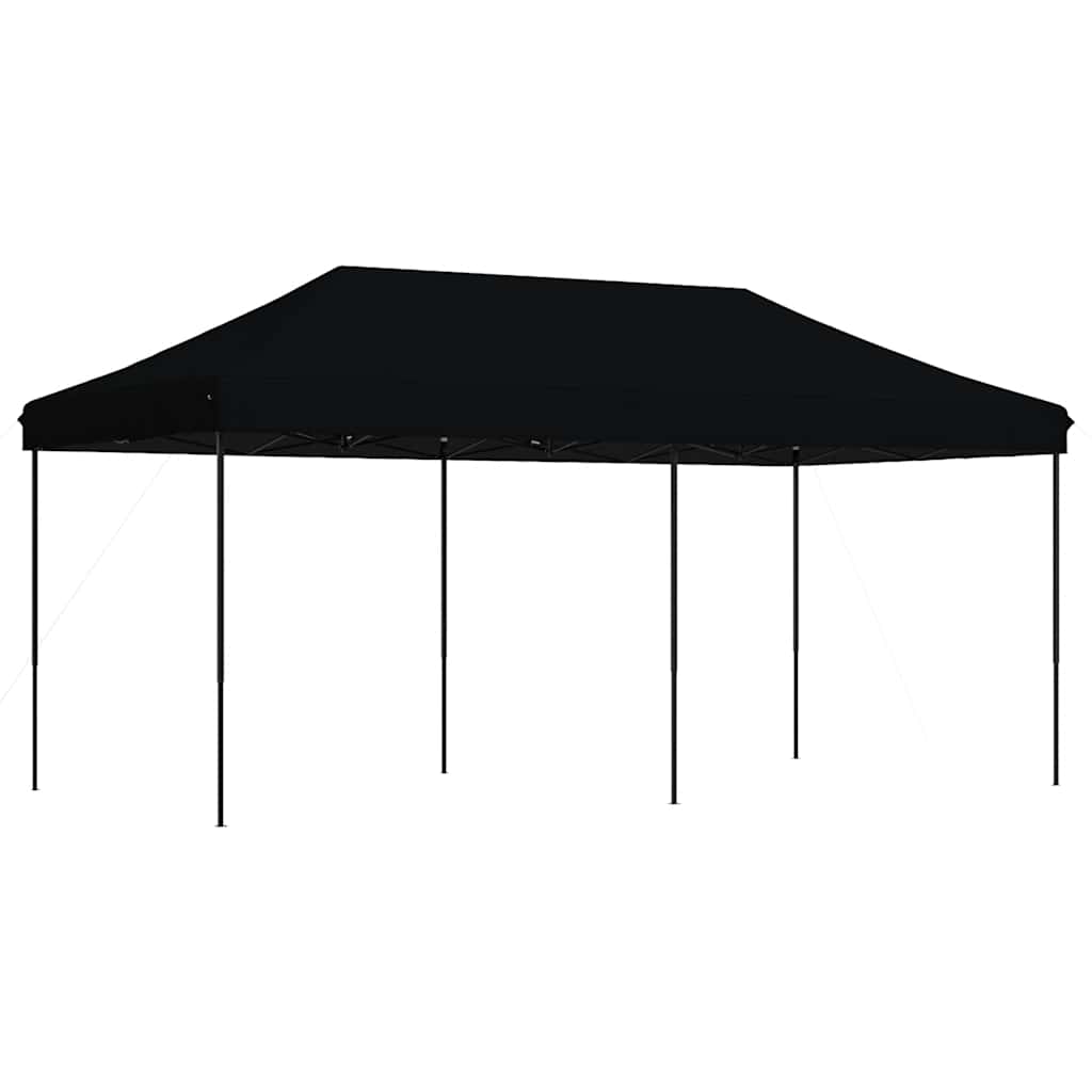 Foldable Party Tent Pop-Up 580x292x315 cm No without Sidewall Black