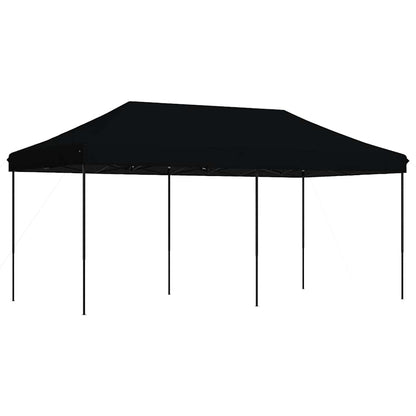 Foldable Party Tent Pop-Up 580x292x315 cm No without Sidewall Black