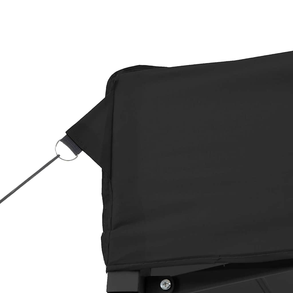 Foldable Party Tent Pop-Up 580x292x315 cm No without Sidewall Black