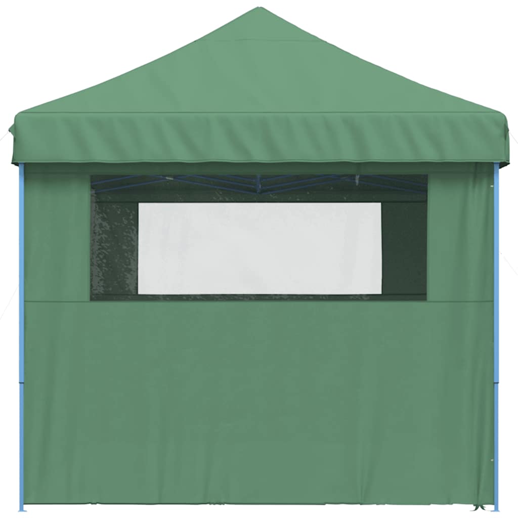 vidaXL Foldable Party Tent Pop-Up with 4 Sidewalls Green 4