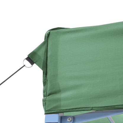vidaXL Foldable Party Tent Pop-Up with 4 Sidewalls Green 6