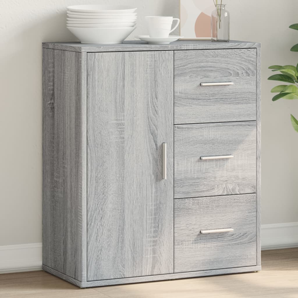 Sideboard 60x31x70 cm Engineered Wood Grey sonoma