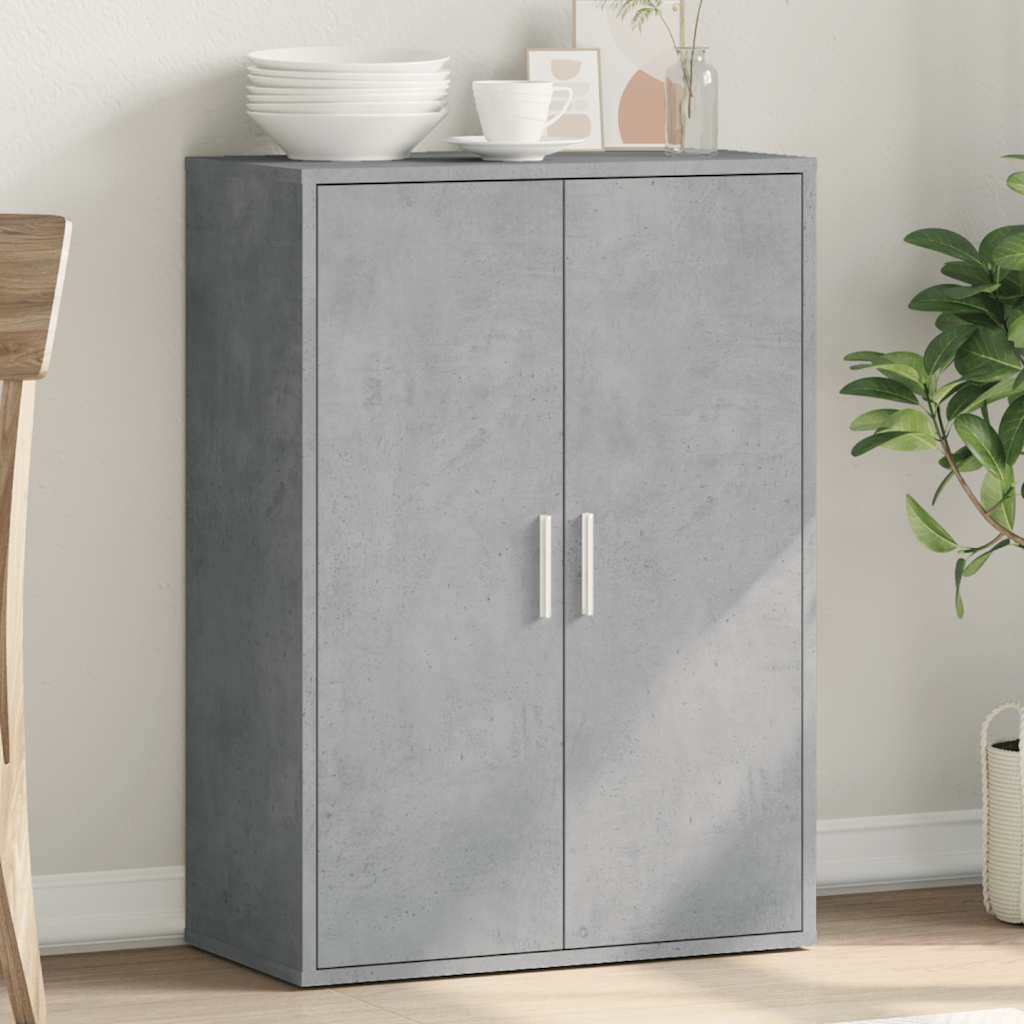 Sideboard 60x31x84 cm Engineered Wood Concrete grey