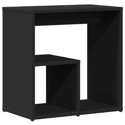 Side Tables 50x30x50 cm Engineered Wood Black
