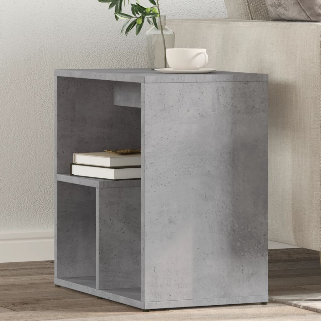 Side Tables 50x30x50 cm Engineered Wood Concrete grey