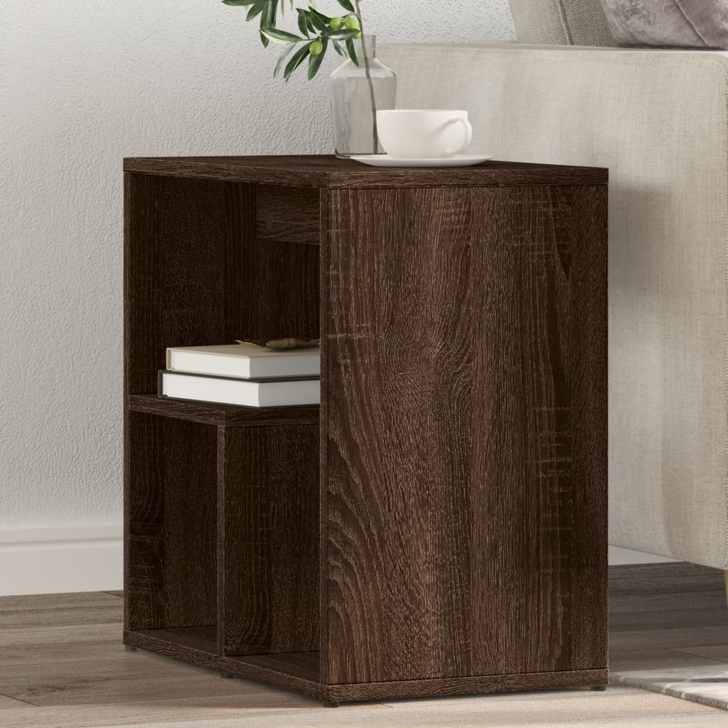Side Tables 50x30x50 cm Engineered Wood Brown oak