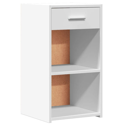 Bedside Cabinet 35x34x65 cm Engineered Wood White 2