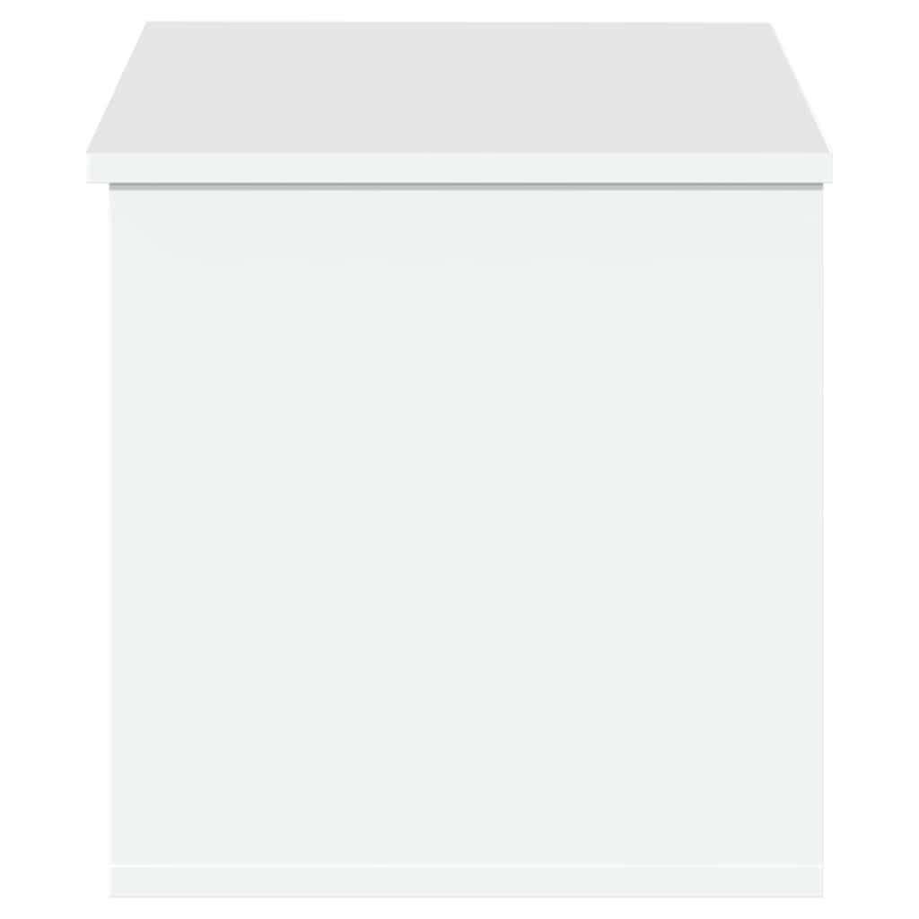 Storage Box 90x35x35 cm Engineered Wood White