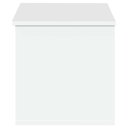 Storage Box 90x35x35 cm Engineered Wood White