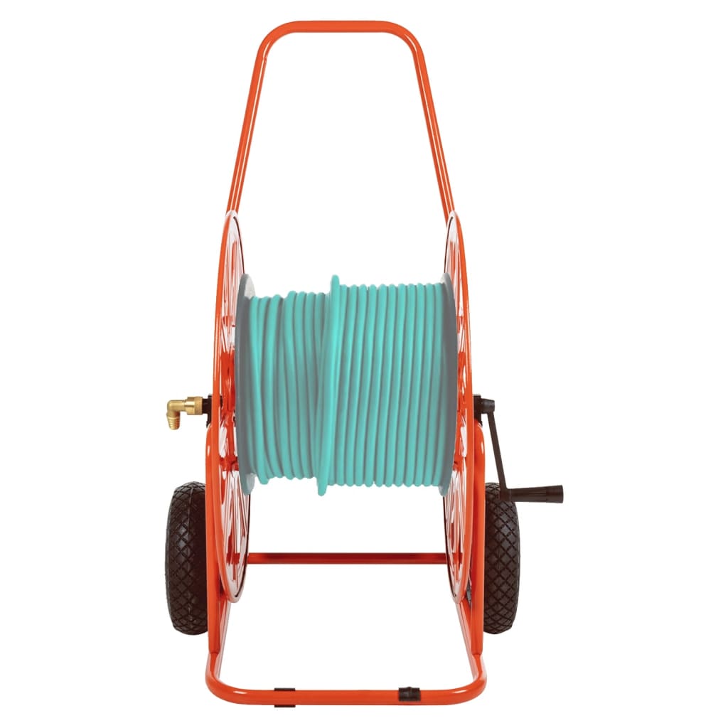 vidaXL Hose Reel Cart for 140 m 3/4" Hose Steel 1