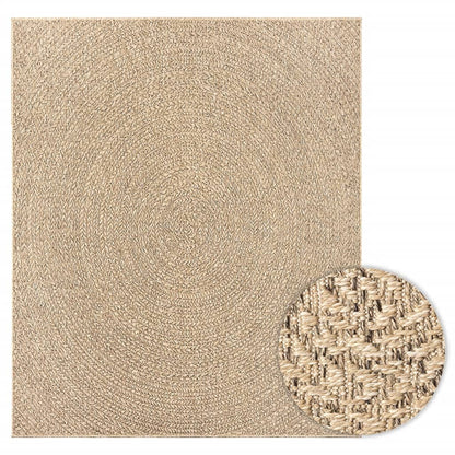 vidaXL Rug ZIZUR 240x340 cm Jute Look Indoor and Outdoor 2