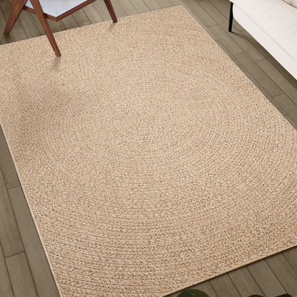 vidaXL Rug ZIZUR 240x340 cm Jute Look Indoor and Outdoor 3