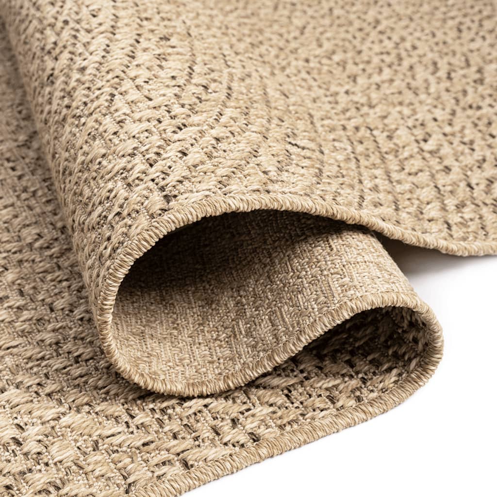 vidaXL Rug ZIZUR 240x340 cm Jute Look Indoor and Outdoor 5