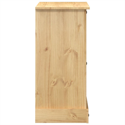 vidaXL Chest of Drawers "Corona" 110x43x91 cm Solid Wood Pine 6