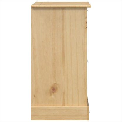 vidaXL Chest of Drawers "Corona" 112x48x91 cm Solid Wood Pine 5
